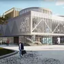 il rendering progetto di come sarà l'ex edificio del Coni all'Arcella: il nuovo San Carlo Center