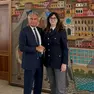 Valeria Pace con il questore Marco Odorisio