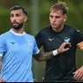 Bordoni, a destra, qui con la Lazio in marcatura sul Taty Castellanos