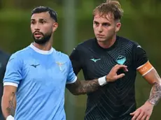 Bordoni, a destra, qui con la Lazio in marcatura sul Taty Castellanos