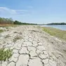 Il fiume Po è in secca