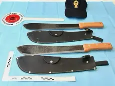 I machete sequestrati