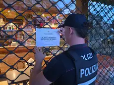 La chiusura del locale