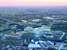 La ricostruzione virtuale del nuovo ospedale nell’area di Padova Est