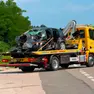 L'auto della vittima (foto Pòrcile)