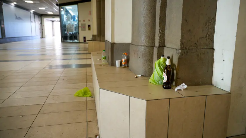 La galleria di corso del Popolo dove è avvenuta l'aggressione