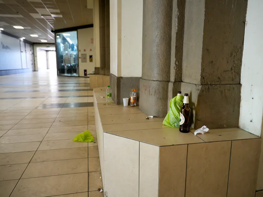 La galleria di corso del Popolo dove è avvenuta l'aggressione