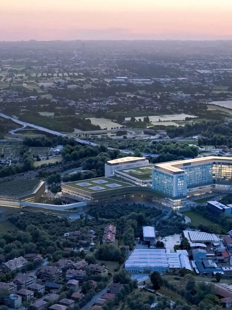 La ricostruzione virtuale del progetto dell'ospedale di Padova Est