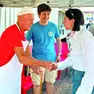 Matteo Levorin, 90 anni, con la segretaria del Partito democratico Elly Schlein