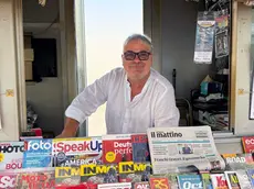 Mario Bertolini in piazza Cavour