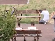 I giovanissimi sorpresi a sparare al parco