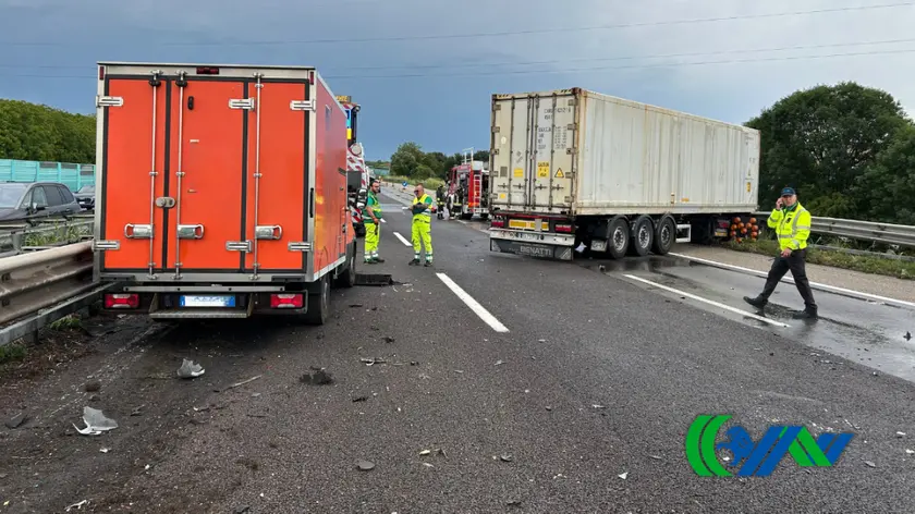 L'incidente lungo la A4