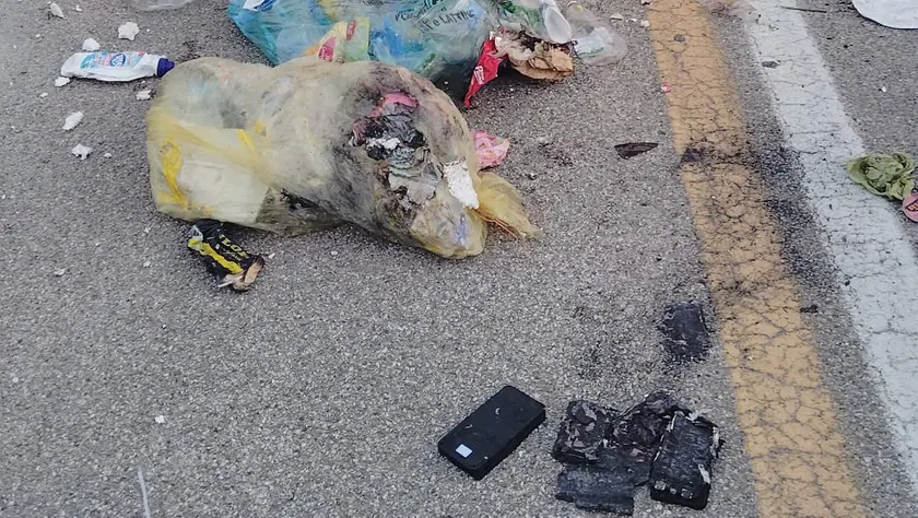 La batteria al litio ha provocato l'incendio