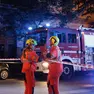 I soccorsi in via Battisti venerdì sera (foto Andrea Lasorte)