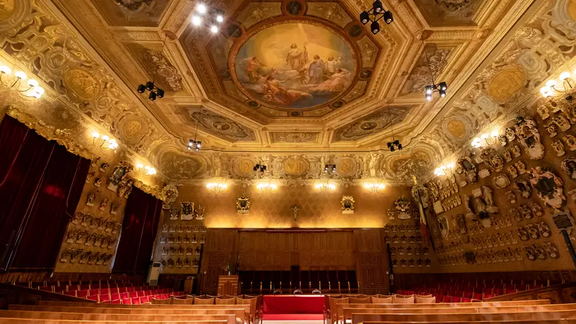 L’aula Magna del Bo, uno dei simboli dell’Università