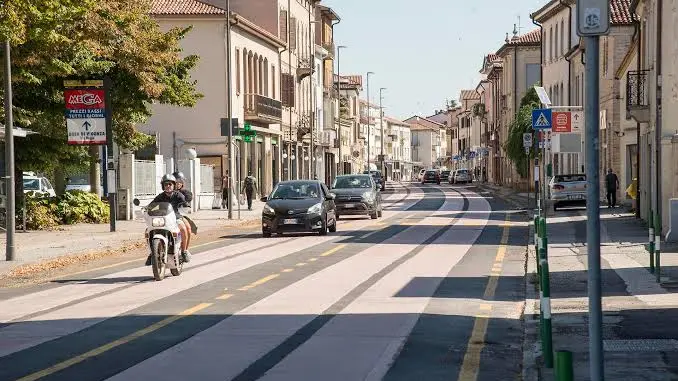 Il centro di Ponte di Brenta