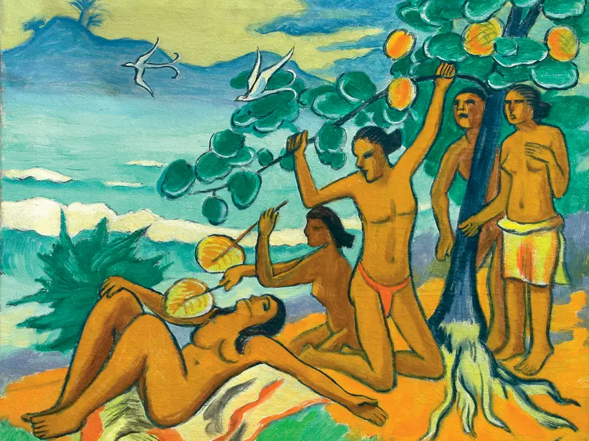 Riposo al mare (1950) di Max Pechstein