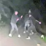 Un frame del video che riprende l’aggressione a Lorenzo Cristea