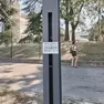 Uno dei cartelli di protesta contro il tram