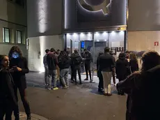 L'esterno della discoteca Q a Padova dove si è consumata la lite