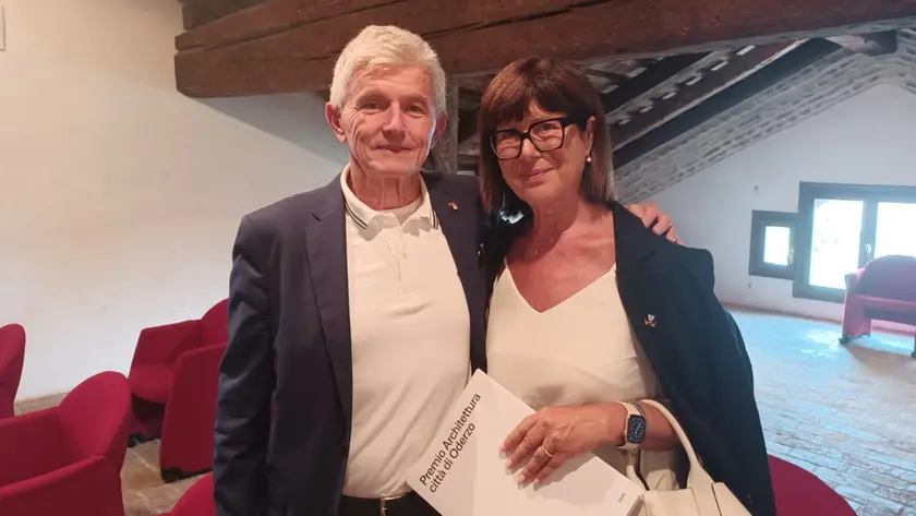 Giannino Gottardi con la moglie Daniela Burigotto