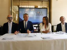 Da sinistra: Napoli, De Poli, Grosselle e Simonetto (Foto Bianchi)