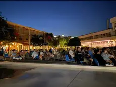 Una serata di cinema all'aperto