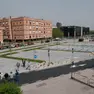 Piazza Savelli nella zona di Padova Uno è il primo esempio di area depavimentata