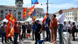 Foto Bruni Trieste 29.05.26 Sindacati in piazza