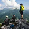 Escursionisti in Val di Zoldo