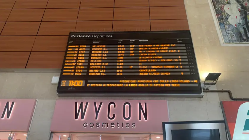 Ritardi e cancellazioni alla stazione di Padova