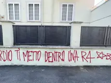 La scritta contro Nordio a Roma