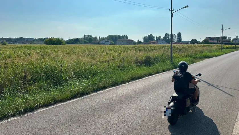 Il terreno di Mortise visto da via Cascino
