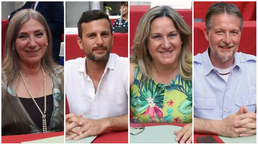 Da sinistra Barzon, Concolato, Coppo, Tognon
