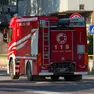 L'uomo è stato salvato dai vigili del fuoco