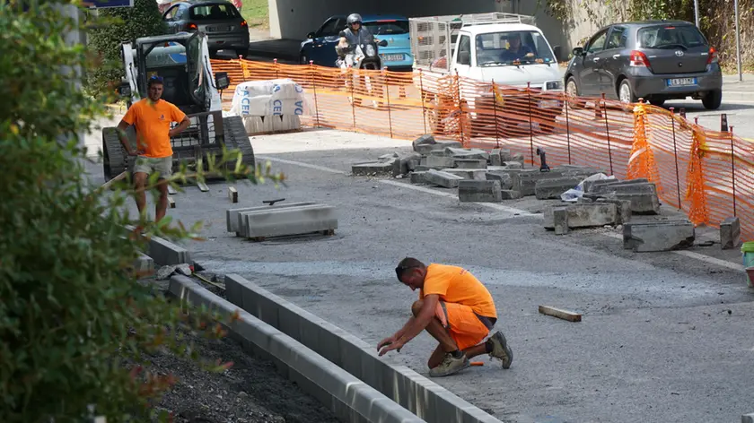 Un cantiere stradale