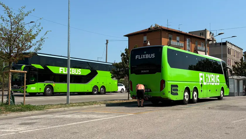 La stazione di Flixbus e Itabus a Padova