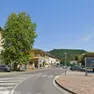 La zona del centro di Torreglia dove si è conclusa l'escalation di violenza
