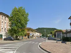 La zona del centro di Torreglia dove si è conclusa l'escalation di violenza