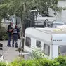 Il blitz della polizia al campo nomadi di via Longhin