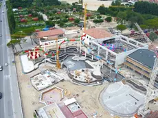 Il cantiere dell'Union Lido Terme