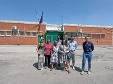 La delegazione fuori dal carcere di Padova