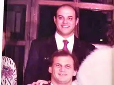 Lucio Veronese insieme al fratello Massimo in una vecchia foto