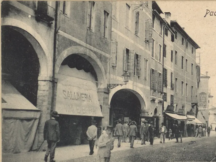 Una foto storica del centro di Padova