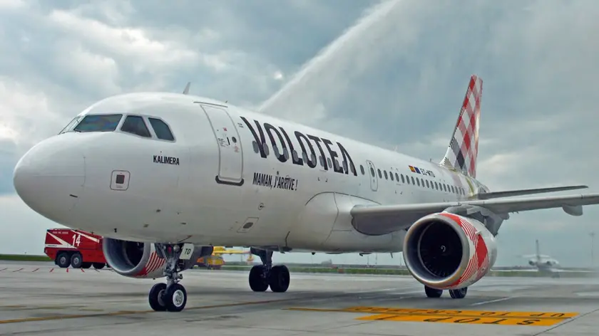 Un aereo di Volotea (immagine d'archivio)