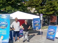 Francesco Foti e, a destra, Enrico Bellinello a Boara Pisani