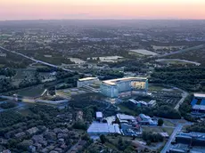 Il rendering del futuro nuovo ospedale di Padova Est