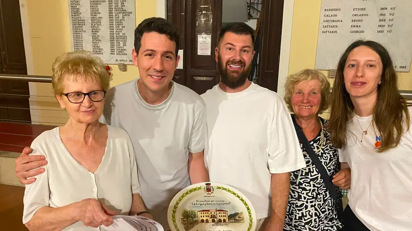 Bernardina alla premiazione del concorso sulla miglior trippa alla veneta