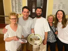 Bernardina alla premiazione del concorso sulla miglior trippa alla veneta