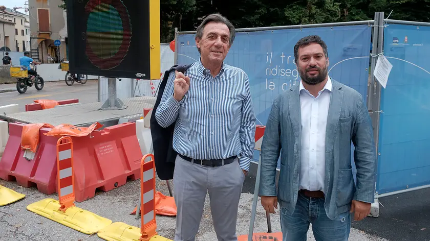 Il sindaco Sergio Giordani e l’assessore Andrea Ragona